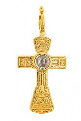 Крест из желтого золота 375 пробы 2,45 гр. б/у