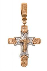 Крест из комбинированого золота 585 пробы 8,29 гр. б/у