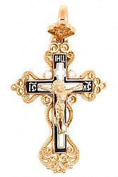 Крест из красного золота 585 пробы 7,36 гр. б/у