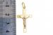 Крест из желтого золота 585 пробы 1,49 гр. б/у