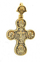Крест из желтого золота 585 пробы 9,28 гр. б/у