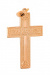 Крест из красного золота 585 пробы 2,27 гр. с эмалью б/у