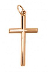Крест из красного золота 585 пробы 1,46 гр. б/у