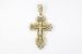 Крест из желтого золота 750 пробы 23,26 гр. с бриллиантом б/у