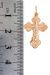 Крест из красного золота 585 пробы 1,07 гр. б/у