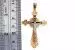 Крест из комбинированого золота 585 пробы 15,96 гр. с эмалью б/у